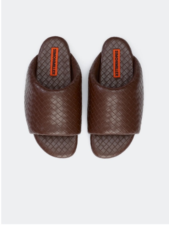 Simon Miller Shoes - Simon Miller Bubble Slide in Chocolate - Size 40